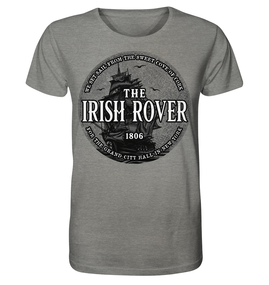 "The Irish Rover" - Organic Shirt (meliert)