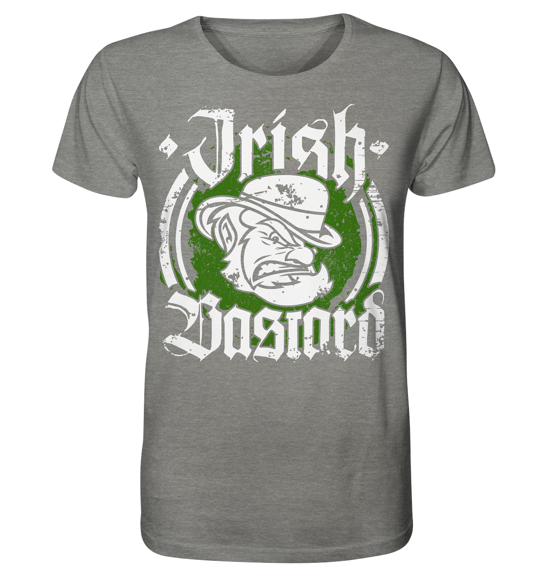 Irish Bastard - Organic Shirt (meliert)