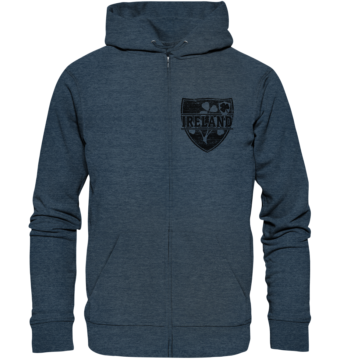 Ireland "Crest" - Organic Zipper