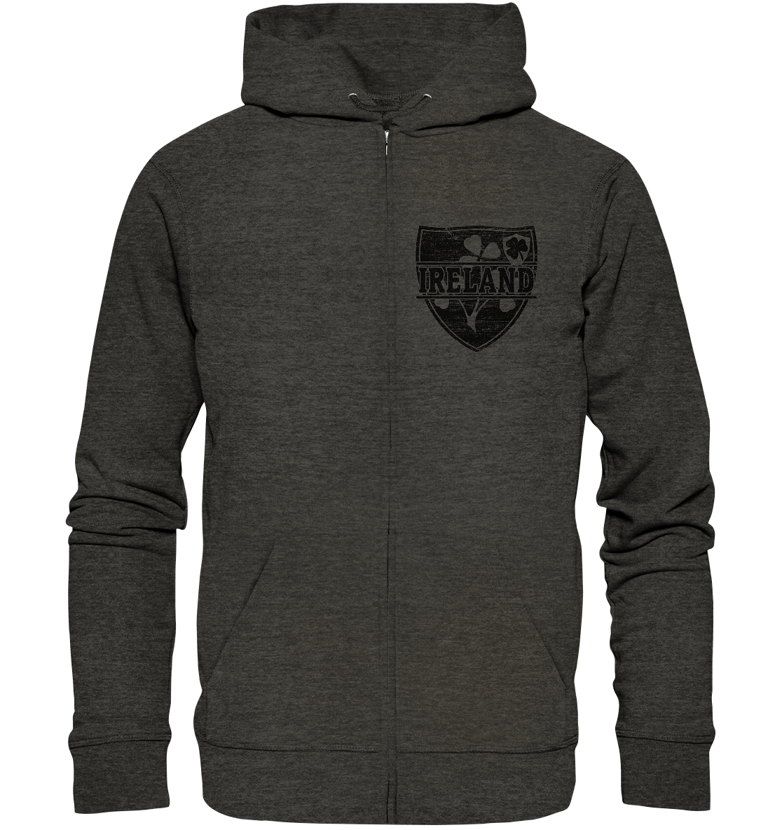 Ireland "Crest" - Organic Zipper