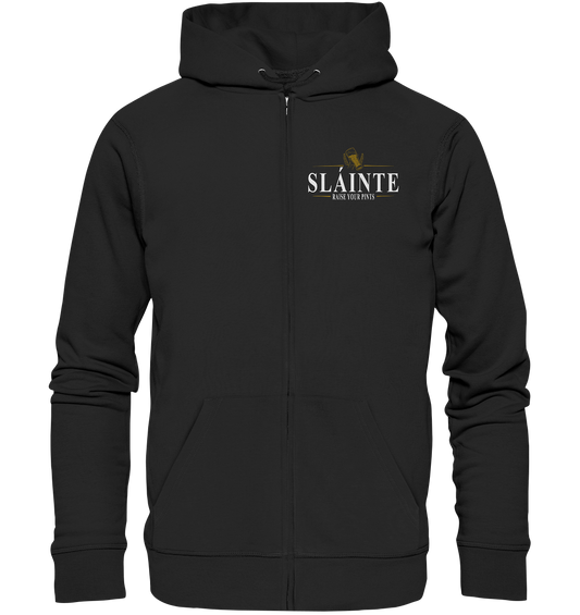 Sláinte "Raise Your Pints" - Organic Zipper