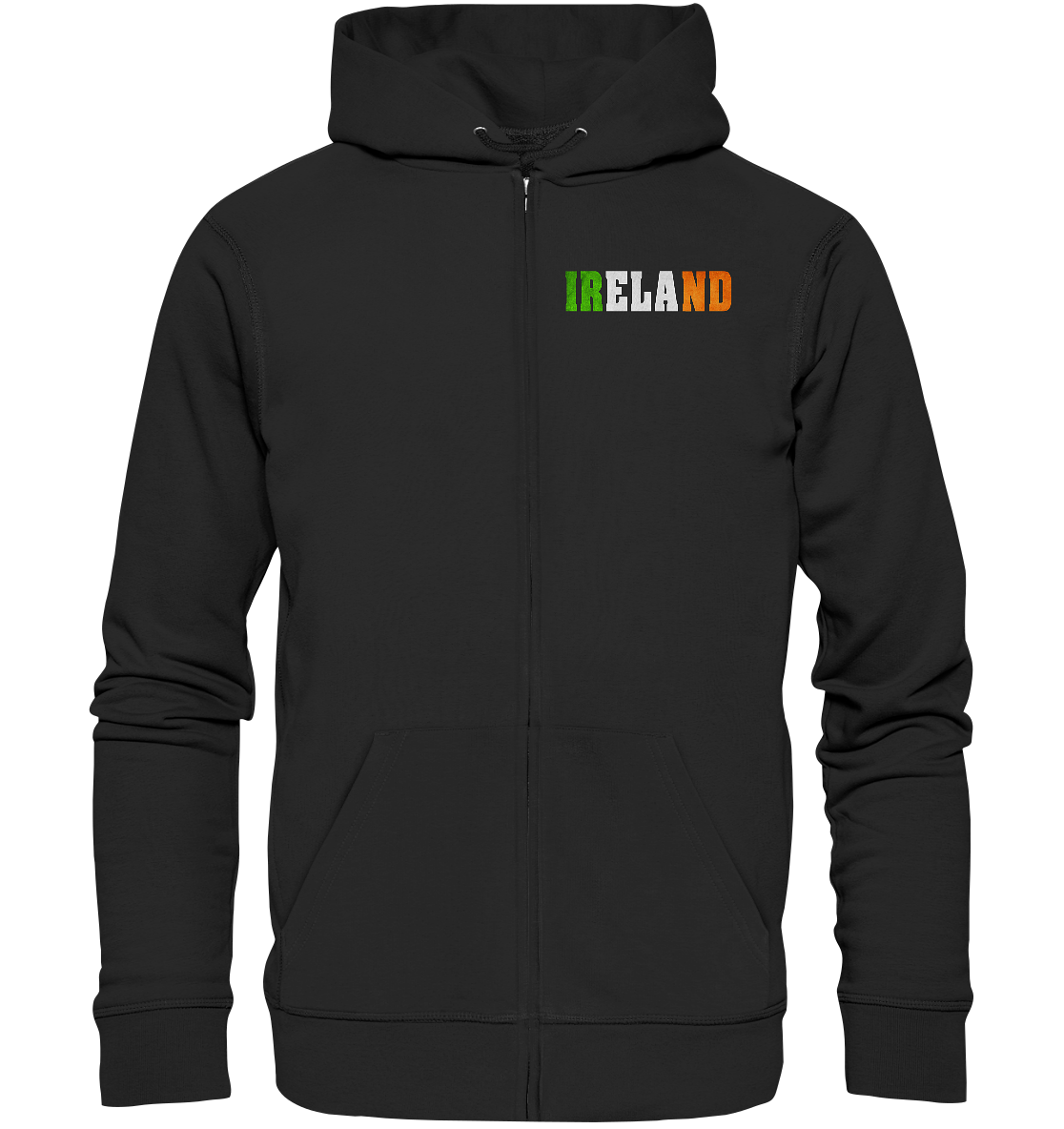 Ireland "Flag Logo" - Organic Zipper