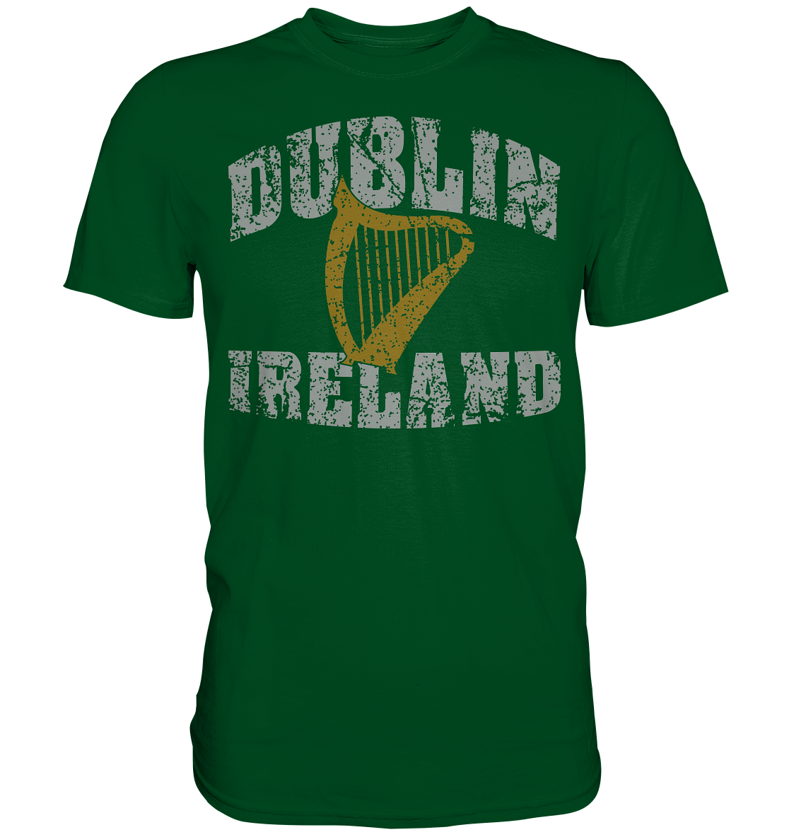 Dublin Ireland Harp - Premium Shirt