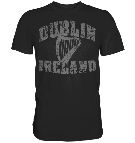 Dublin Ireland Harp - Premium Shirt