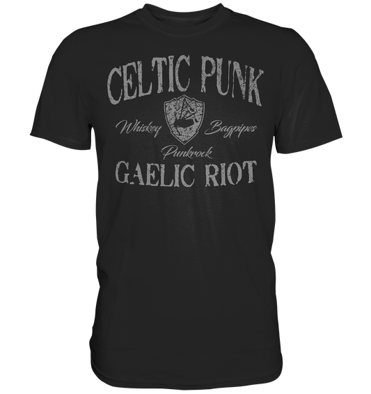 Celtic Punk "Gaelic Riot" - Premium Shirt