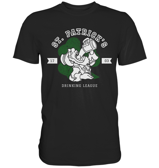 St. Patrick's "Drinking League" - Premium Shirt