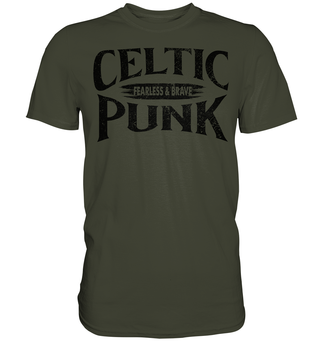 Celtic Punk "Fearless & Brave" - Premium Shirt