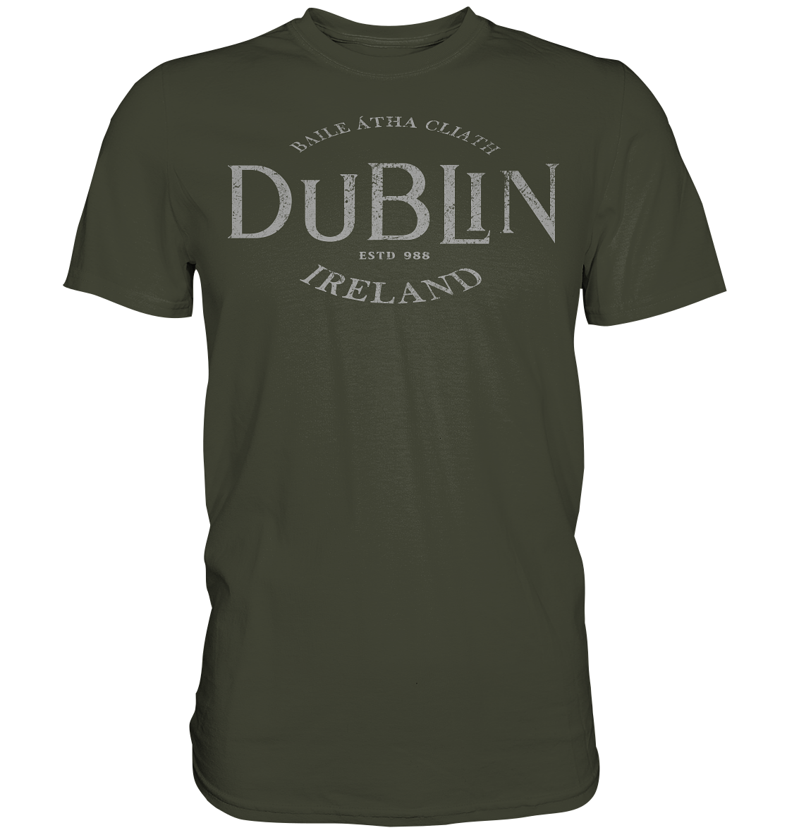 Dublin "Ireland / Baile Átha Cliath / Estd 988" - Premium Shirt