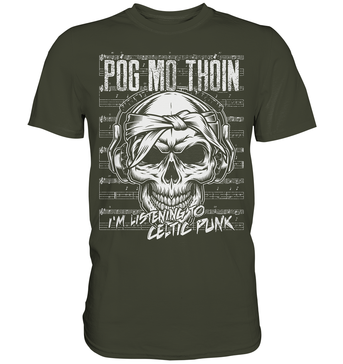 Póg Mo Thóin "Celtic Punk" - Premium Shirt