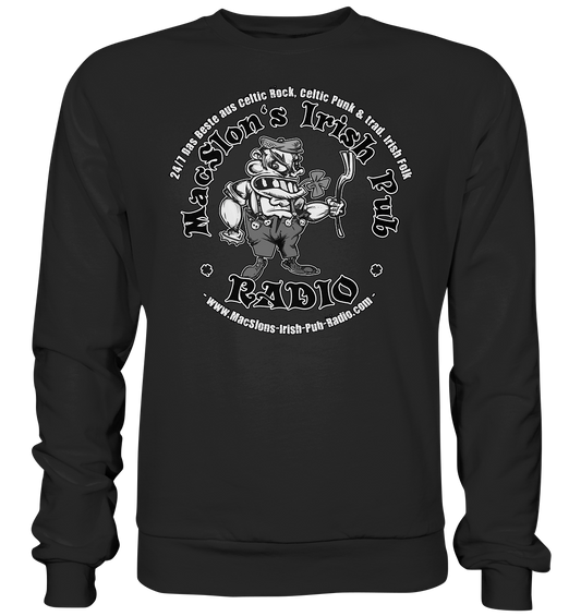 MacSlon's Radio "24/7 - Shitface Bastard Logo" - Premium Sweatshirt