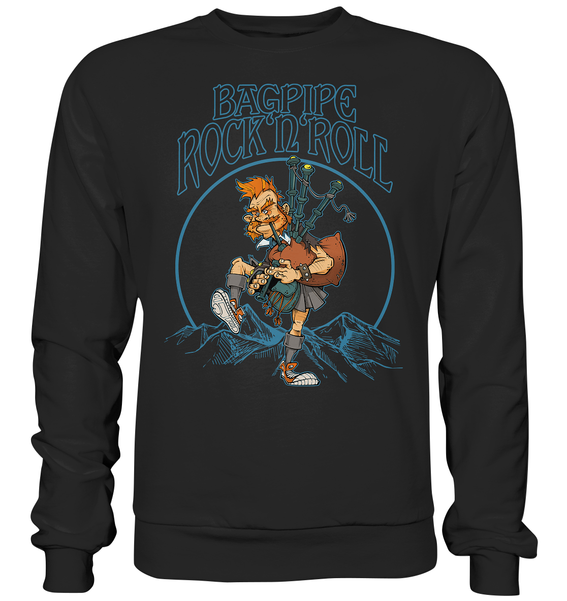 Bagpipe Rock'n'Roll - Premium Sweatshirt