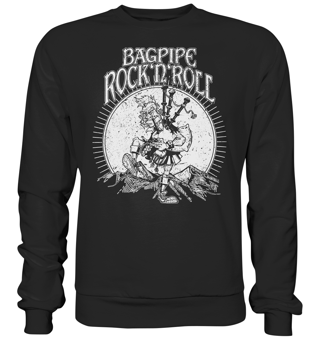 Bagpipe Rock'n'Roll - Premium Sweatshirt