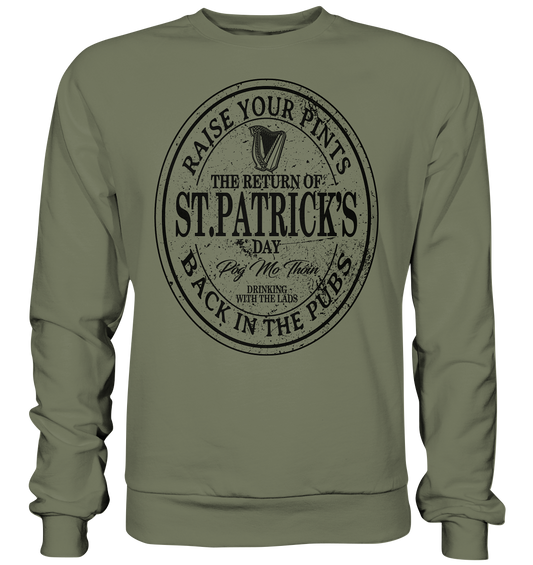 The Return Of St.Patrick's Day - Premium Sweatshirt