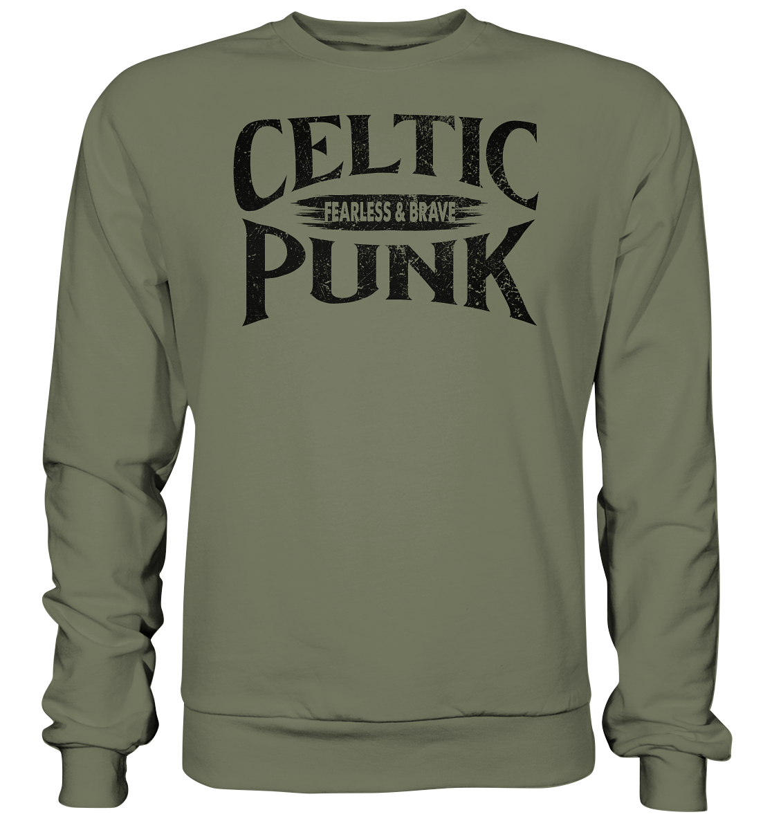 Celtic Punk "Fearless & Brave" - Premium Sweatshirt