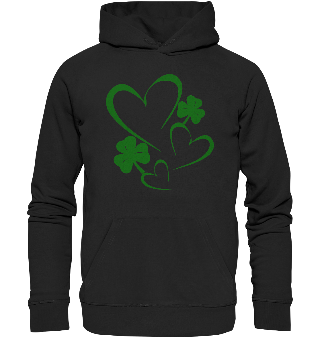 Shamrock & Heart - Premium Unisex Hoodie