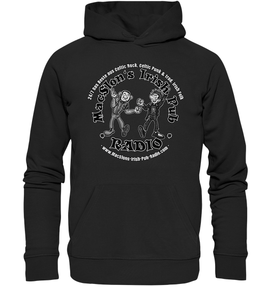 MacSlon's Radio "24/7 - Punk & Skin Logo" - Premium Unisex Hoodie