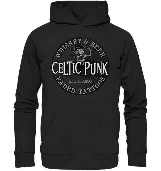 Celtic Punk "Whiskey, Beer & Faded Tattoos" - Premium Unisex Hoodie