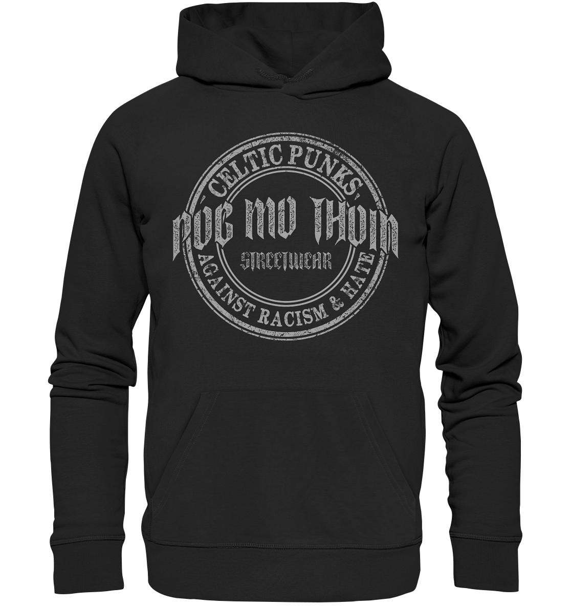 Póg Mo Thóin Streetwear "Celtic Punks Against Racism & Hate" - Premium Unisex Hoodie