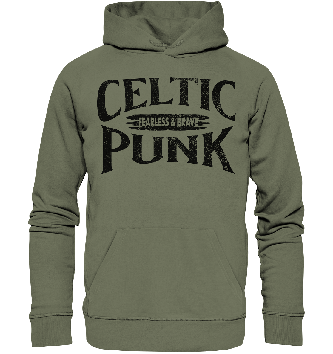 Celtic Punk "Fearless & Brave" - Premium Unisex Hoodie