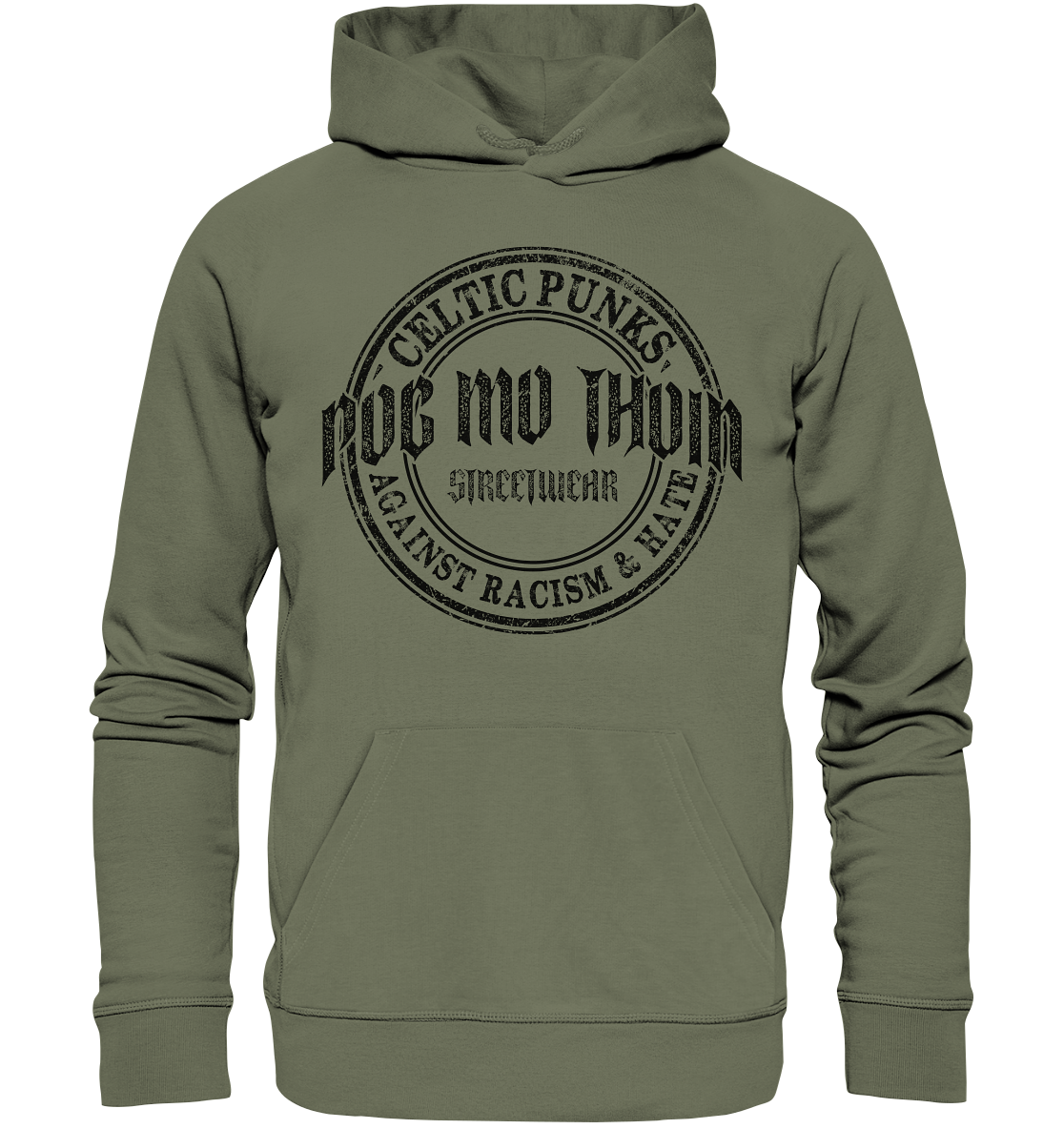 Póg Mo Thóin Streetwear "Celtic Punks Against Racism & Hate" - Premium Unisex Hoodie