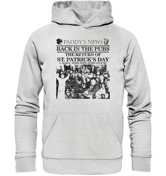 Back In The Pubs "The Return Of St. Patrick's Day" - Premium Unisex Hoodie