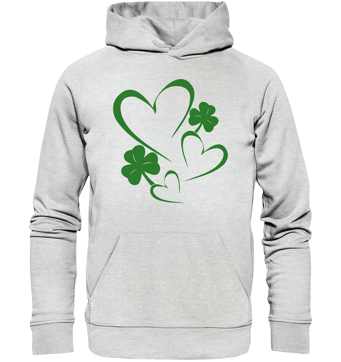 Shamrock & Heart - Premium Unisex Hoodie