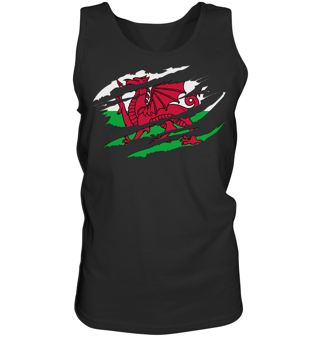 Wales "Flag Scratch" - Tank-Top