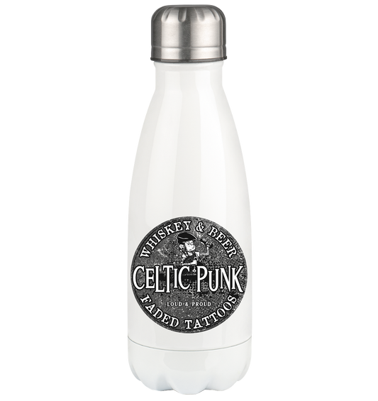 Celtic Punk "Whiskey, Beer & Faded Tattoos" - Thermoflasche 350ml