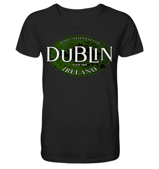 Dublin "Ireland / Baile Átha Cliath / Estd 988" - V-Neck Shirt