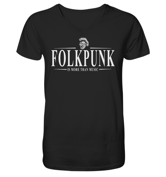 Folkpunk "Is More Than Music" - V-Neck Shirt