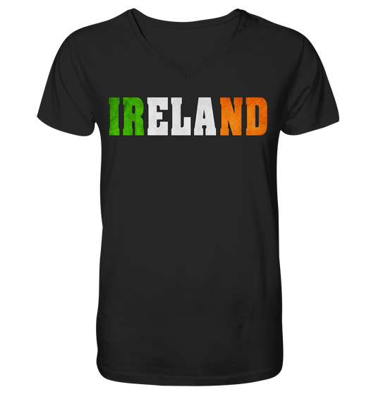 Ireland "Flag Logo" - V-Neck Shirt