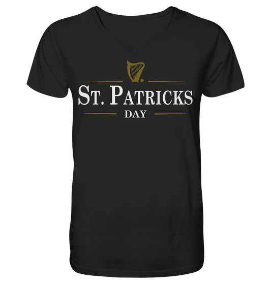 St. Patricks Day "Stout" - V-Neck Shirt