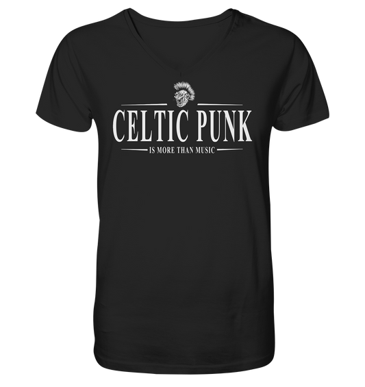 Celtic Punk "Is More Than Music" - V-Neck Shirt