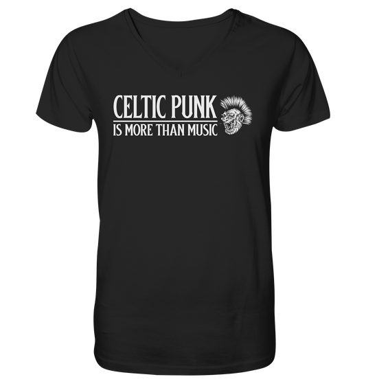 Celtic Punk "Is More Than Music" - V-Neck Shirt