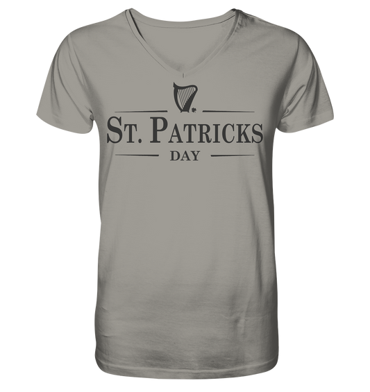 St. Patricks Day "Stout" - V-Neck Shirt